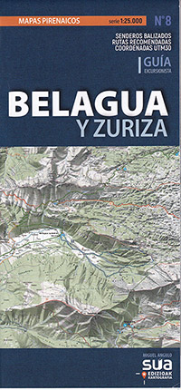 Belagua y Zuriza. Mapas Pirenaicos. Nº8