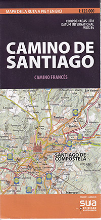 Camino de Santiago. Mapas Pirenaicos
