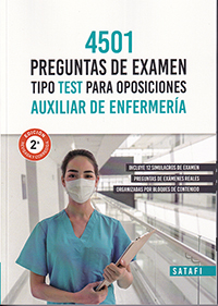 4501 Preguntas de Examen tipo Test para Oposiciones Auxiliar de enfermería