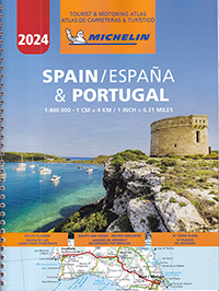 Atlas de carreteras & turístico España & Portugal 2024 Michelín