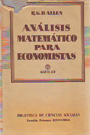 Análisis matemático para economistas