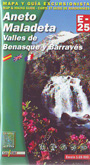 Aneto - Maladeta. Valles de Benasque y Barravés. Mapa - Guía excursionista / Map & hiking guide / Carte et guide de randonnés