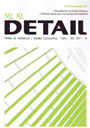 Detail. Revista de arquitectura y detalles constructivos. Vidrio. Año 2011-4