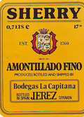 Etiqueta Marqués del Real Tesoro - Amontillado Fino