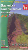 Garrotxa. Zona volvánica. Parc Natural. Mapa - Guía excursionista / Map & hiking guide