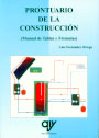 Prontuario de la construcción (Manual de tablas y fórmulas)
