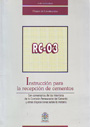 RC-03 Instrucción para la recepción de cementos