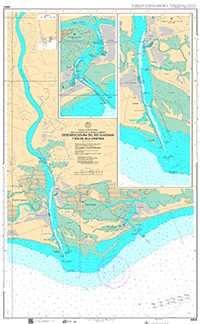 Carta Náutica Nº 440-A: Desembocadura del Río Guadiana y Ría de Isla Cristina