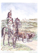 Colección de 4 láminas "Historia de Medina Sidonia durante la Guerra de la Independencia (1808-1814)"