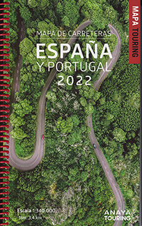 Mapa de carreteras de España y Portugal 2022 - Mapa Touring