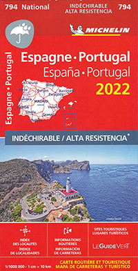 Espagne-Portugal,España-Portugal 2022. Michelín