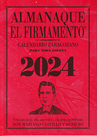 Almanaque "El firmamento". Calendario zaragozano 2023