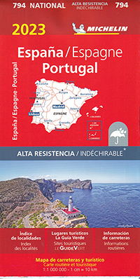 España / Espagne - Portugal 2023. Michelín - Alta resistencia