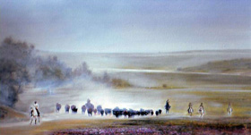 "A campo abierto" Colección 10 láminas en color