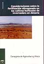 Consideraciones sobre la fertilización nitrogenada en los cultivos hortícolas de invernadero en Almería