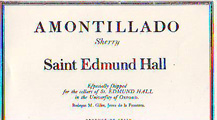 Etiqueta Marqués del Real Tesoro - Amontillado Saint Edmund Hall