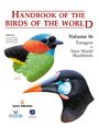 Handbook of the birds of the world. Volume 16. Tanagers to New World Blackbirds