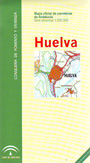 Huelva. Hoja provincial. Mapa Oficial de Carreteras de Andalucía.