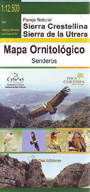Paraje natural Sierra Crestellina. Sierra de la Utrera. Mapa ornitológico. Senderos / Birding map. Hiking paths. 