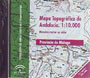 Provincia de Málaga. Mapa topográfico de Andalucía. 1:10.000. Mosaico raster en color
