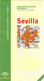 Sevilla. Hoja provincial. Mapa Oficial de Carreteras de Andalucía.